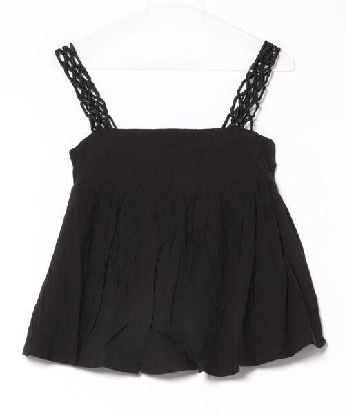 SUWDEE(スーディー)の「gather flare camisole blouse(キャミソール・レディース・アイボリー/ブラック・FREE)」の18枚目の写真