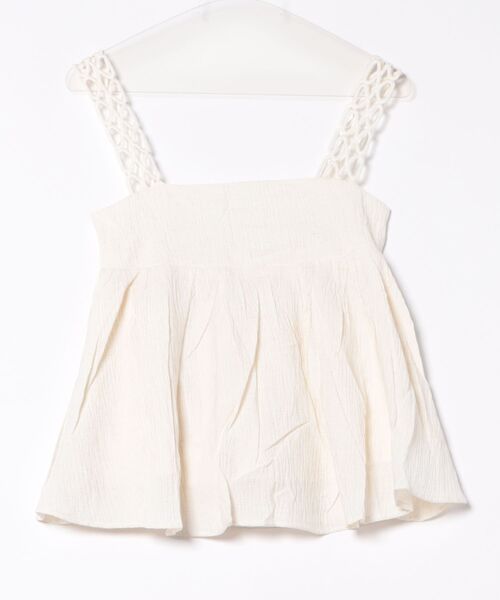 SUWDEE(スーディー)の「gather flare camisole blouse(キャミソール・レディース・アイボリー/ブラック・FREE)」の17枚目の写真