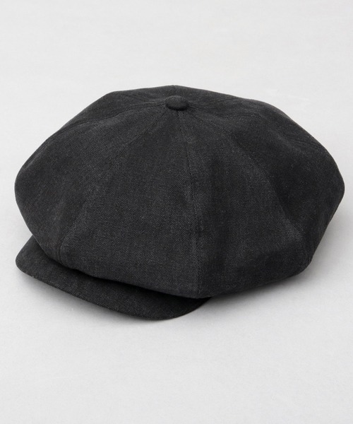 CELEB（セレブ）の「ビッグシルエット キャスケットハンチング ダックキャンバス（キャスケット・メンズ・グレー/ブラック/カーキ・FREE）」の4枚目の写真