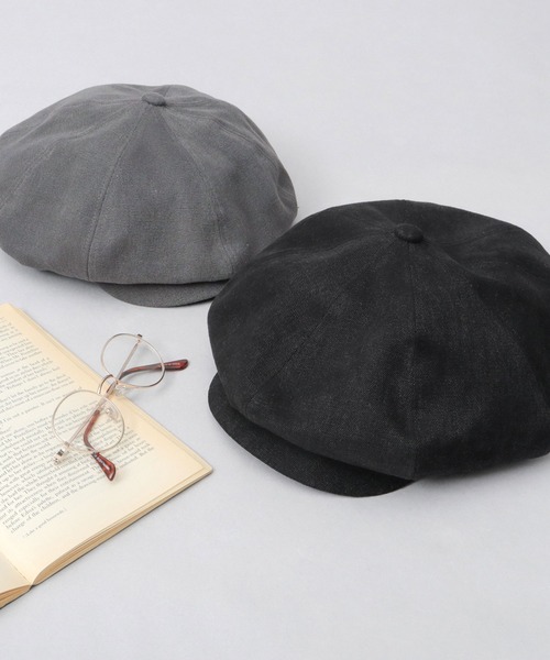 セール】ビッグシルエット キャスケットハンチング ダックキャンバス