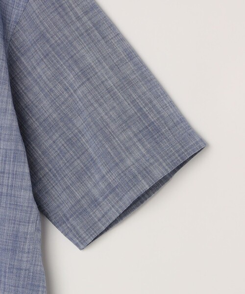 SHIPS any（シップス エニィ）の「SHIPS any: BEZ TEXTILE マルチカラー ストライプ/ソリッド バンドカラー プルオーバー シャツ◇（シャツ/ブラウス・メンズ・ピンク/グリーン/ホワイト/ブルー・X-LARGE/LARGE/MEDIUM/SMALL）」の16枚目の写真