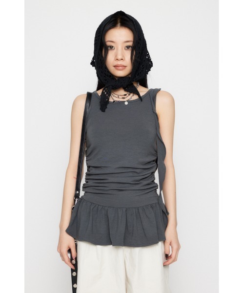 CRASH POINT FRILL チュニック　laguagem CRASH POINT FRILL チュニック（Tシャツ/カットソー）｜LAGUA