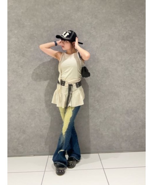 CRASH POINT FRILL チュニック（Tシャツ/カットソー）｜LAGUA