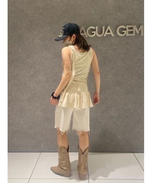 CRASH POINT FRILL チュニック（Tシャツ/カットソー）｜LAGUA