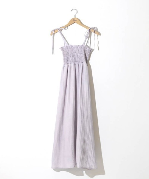 flower（フラワー）の「ナチュラルキャミワンピース5（ワンピース・レディース・アイボリー/ブラック/グレー・FREE）」の12枚目の写真