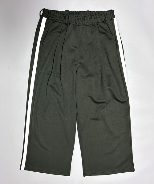 BEATJIVE（ビートジャイブ）の「ジャージ素材 ライン ワイド トラック パンツ スラックス スウェット（その他パンツ・メンズ・ブラック系その他2/グレー系その他/ブラック系その他/グレー系その他2・FREE）」の12枚目の写真