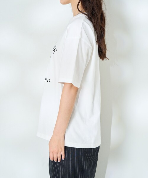 FREAK'S STORE(フリークスストア)の「アニマルプリント Tシャツ/SAFARI Tシャツ/サファリTシャツ(Tシャツ/カットソー・レディース・ベージュ/サックスブルー/オフホワイト/チャコールグレー・フリ-)」の19枚目の写真