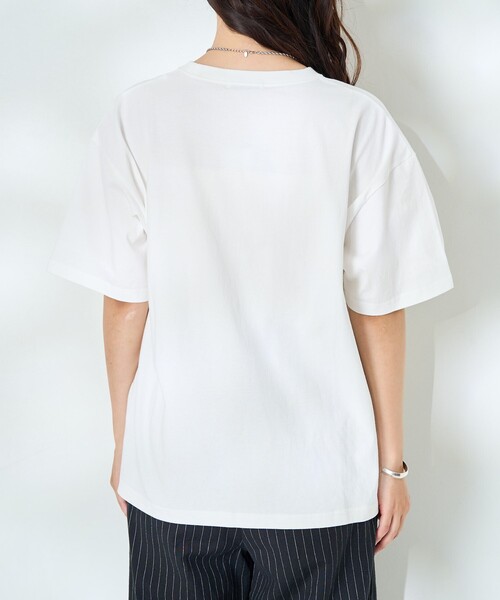 FREAK'S STORE(フリークスストア)の「アニマルプリント Tシャツ/SAFARI Tシャツ/サファリTシャツ(Tシャツ/カットソー・レディース・ベージュ/サックスブルー/オフホワイト/チャコールグレー・フリ-)」の20枚目の写真