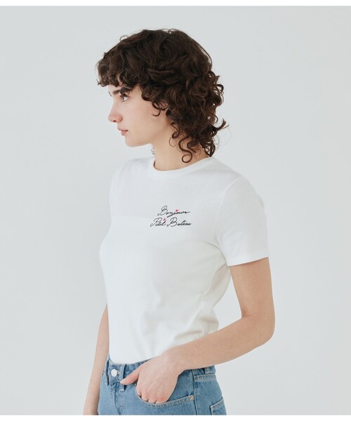 PBプリントクルーネック半袖Tシャツ（Tシャツ/カットソー