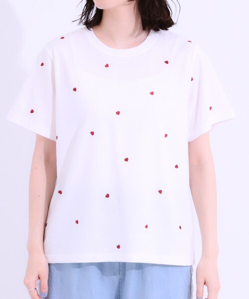 早い者勝ち！レア♡クレージュ21　半袖Tシャツ【38】立体ピンクロゴ　白 希少か✨courrèges クレージュ21 ロゴ Tシャツ 38 - メルカリ