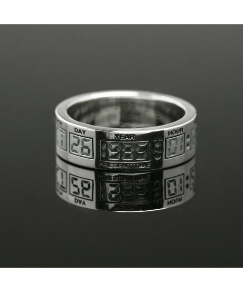 JAM HOME MADE（ジャムホームメイド）の「【受注生産】Back to the Future/バック・トゥ・ザ・フューチャー タイムマシン タイムサーキット リング（リング・メンズ・シルバー・#13/#11/#9/#7/#21/#19/#17/#15）」の5枚目の写真