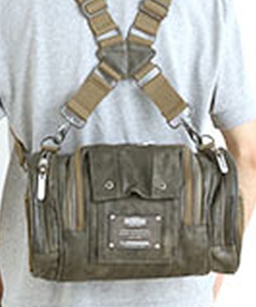 DEVICE(デバイス)の「デバイス DEVICE #DWG-50088 MAD マッドシリーズ 4way スモークヒップバッグ(バックパック/リュック・メンズ・カーキ/ブラック/ブラウン・XXXS)」の11枚目の写真