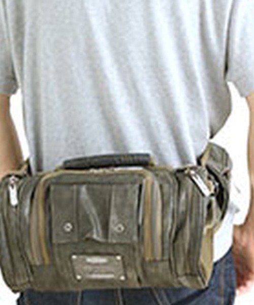 DEVICE(デバイス)の「デバイス DEVICE #DWG-50088 MAD マッドシリーズ 4way スモークヒップバッグ(バックパック/リュック・メンズ・カーキ/ブラック/ブラウン・XXXS)」の4枚目の写真