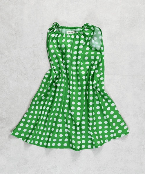 LSP WOW（エルエスピーワオ）の「【LSP WOW!】ガールズ総柄ワンピース（ワンピース・キッズ・ピンク系その他/オレンジ系その他/ブラック系その他/グリーン/ピンク/グリーン系その他/ネイビー/ブルー系その他・80/100/110/120/130/90）」の21枚目の写真