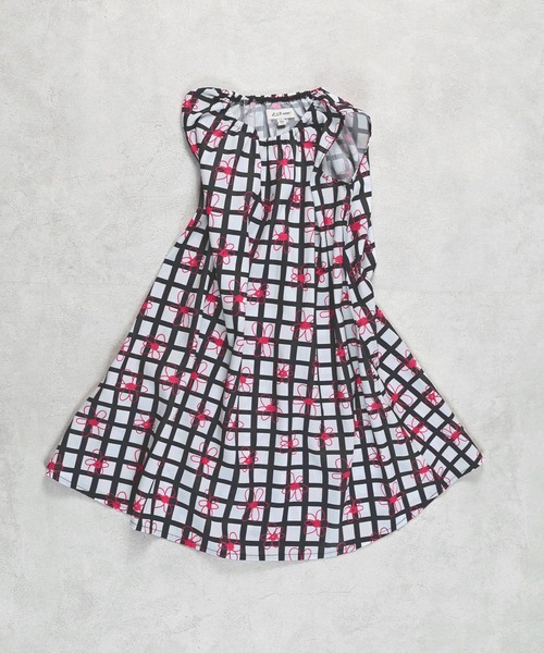 LSP WOW（エルエスピーワオ）の「【LSP WOW!】ガールズ総柄ワンピース（ワンピース・キッズ・ピンク系その他/オレンジ系その他/ブラック系その他/グリーン/ピンク/グリーン系その他/ネイビー/ブルー系その他・80/100/110/120/130/90）」の11枚目の写真