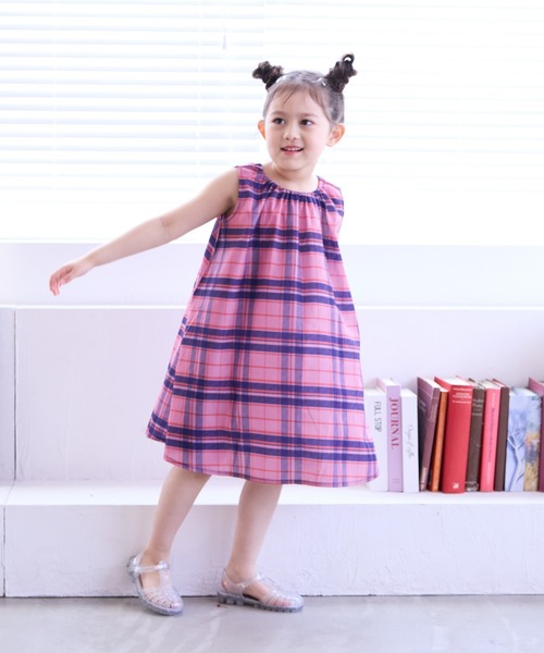 LSP WOW（エルエスピーワオ）の「【LSP WOW!】ガールズ総柄ワンピース（ワンピース・キッズ・ピンク系その他/オレンジ系その他/ブラック系その他/グリーン/ピンク/グリーン系その他/ネイビー/ブルー系その他・80/100/110/120/130/90）」の18枚目の写真