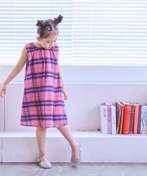 LSP WOW（エルエスピーワオ）の「【LSP WOW!】ガールズ総柄ワンピース（ワンピース・キッズ・ピンク系その他/オレンジ系その他/ブラック系その他/グリーン/ピンク/グリーン系その他/ネイビー/ブルー系その他・80/100/110/120/130/90）」の19枚目の写真