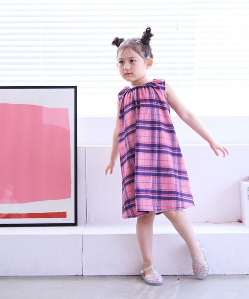 LSP WOW（エルエスピーワオ）の「【LSP WOW!】ガールズ総柄ワンピース（ワンピース・キッズ・ピンク系その他/オレンジ系その他/ブラック系その他/グリーン/ピンク/グリーン系その他/ネイビー/ブルー系その他・80/100/110/120/130/90）」の20枚目の写真