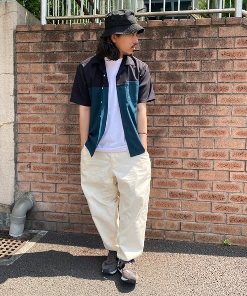 NO NEED(ノーニード)の「バイカラーシャツ(シャツ/ブラウス・メンズ・ライトグリーン/ライトグレー・S/M)」の9枚目の写真