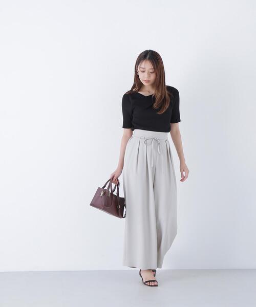 NATURAL BEAUTY BASIC(ナチュラルビューティーベーシック)の「◇ツイストドレープニット(ニット/セーター・レディース・オフホワイト/ブルー/ブラック・FREE)」の17枚目の写真