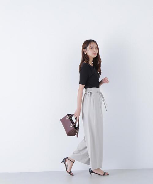 NATURAL BEAUTY BASIC(ナチュラルビューティーベーシック)の「◇ツイストドレープニット(ニット/セーター・レディース・オフホワイト/ブルー/ブラック・FREE)」の18枚目の写真