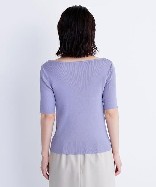 NATURAL BEAUTY BASIC(ナチュラルビューティーベーシック)の「◇ツイストドレープニット(ニット/セーター・レディース・オフホワイト/ブルー/ブラック・FREE)」の10枚目の写真