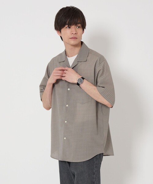 The BlackEyePatch オープンカラーシャツ　Lサイズ FUMITO GANRYU - 【25SS】サイド ベンツ オープンカラー リネン