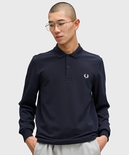 FRED PERRY  長袖ポロシャツ　未使用品 ブランド古着】長袖ポロシャツ（ポロシャツ）｜FRED PERRY