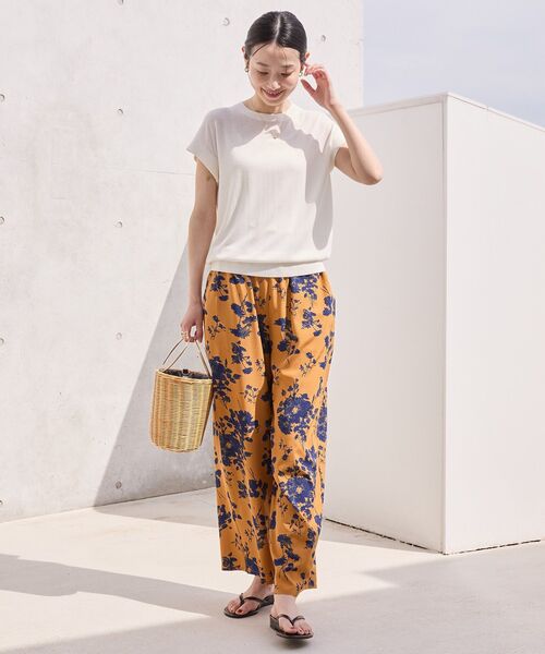AMERICAN HOLIC（アメリカンホリック）の「【WEB限定】アソートギャザー柄パンツ（その他パンツ・レディース・ブラウン/ベージュ系その他3/ブラック・L/M/S）」の22枚目の写真