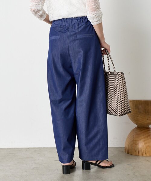 Jena espace merveilleux(ジェナ エスパスメルヴェイユ)の「【ムレないベタつかない!】デニムライクカーブパンツ(その他パンツ・レディース・ブルー/ネイビー・FREE)」の16枚目の写真