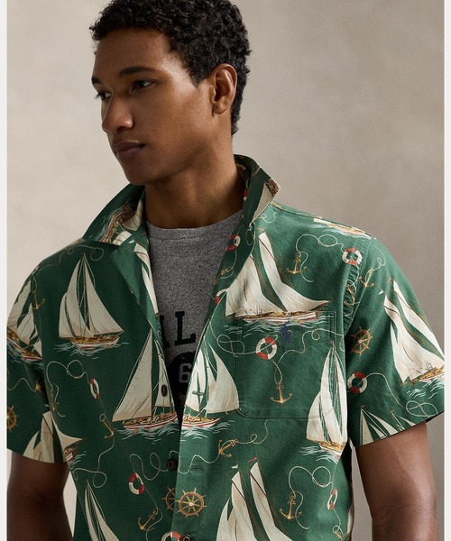 POLO RALPH LAUREN(ポロ ラルフ ローレン)の「クラシック フィット セールボート オックスフォード キャンプ シャツ(シャツ/ブラウス・メンズ・マルチ・L/S/M/XL/XS/XXL)」の6枚目の写真