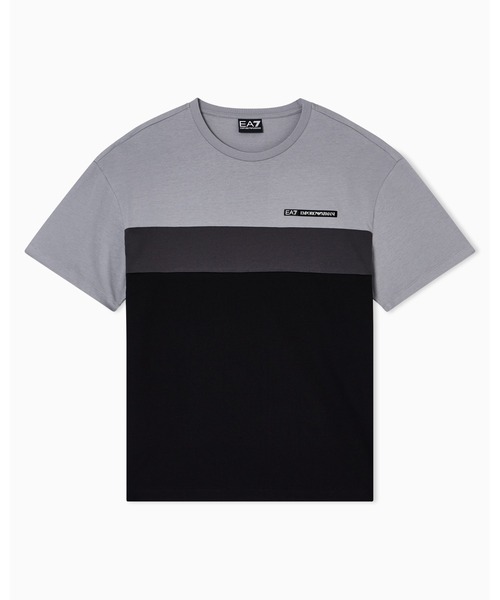 EMPORIO ARMANI EA7(エンポリオアルマーニイーエーセブン)の「【エンポリオ アルマーニ EA7】Athletic Colour Block クルーネックTシャツ コットン混紡(Tシャツ/カットソー・メンズ・ネイビー/ピンク/カーキ/グレー・SMALL/MEDIUM/LARGE/X-LARGE/XX-LARGE/X-SMALL)」の14枚目の写真