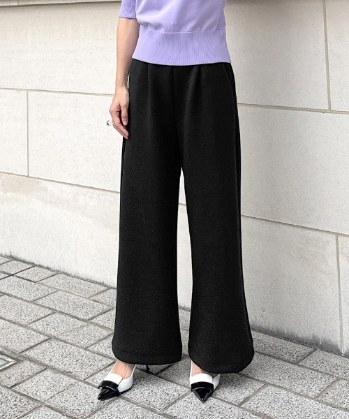 JENNE(ジェンヌ)の「日本製ワイドパンツ(その他パンツ・レディース・グレー/ブラック/ネイビー/ホワイト・SMALL/MEDIUM/LARGE)」の6枚目の写真