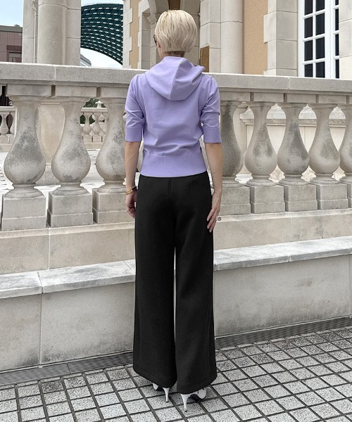 JENNE(ジェンヌ)の「日本製ワイドパンツ(その他パンツ・レディース・グレー/ブラック/ネイビー/ホワイト・SMALL/MEDIUM/LARGE)」の13枚目の写真