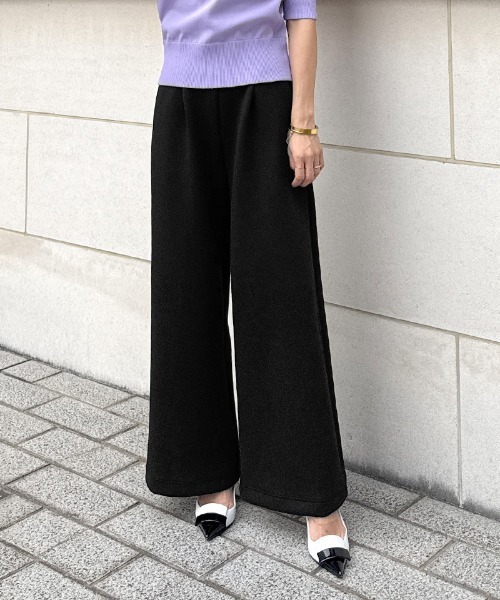 JENNE(ジェンヌ)の「日本製ワイドパンツ(その他パンツ・レディース・グレー/ブラック/ネイビー/ホワイト・SMALL/MEDIUM/LARGE)」の14枚目の写真
