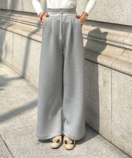 JENNE(ジェンヌ)の「日本製ワイドパンツ(その他パンツ・レディース・グレー/ブラック/ネイビー/ホワイト・SMALL/MEDIUM/LARGE)」の16枚目の写真