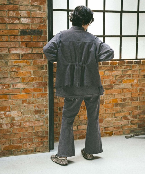 niko and...(ニコアンド)の「【NKJ 2025AW】COMPACT FLARE DENIM(デニムパンツ・レディース・インディゴブルー/チャコール/ブラウン/ネイビー・LARGE/MEDIUM)」の11枚目の写真