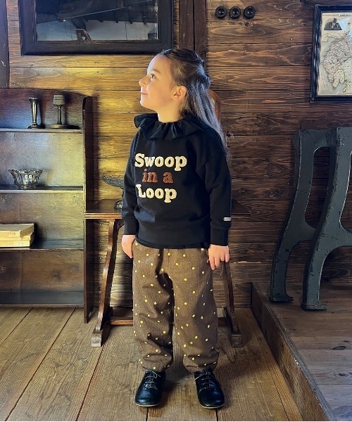 FITH（フィス）の「Embroidered Logo Sweat Shirt（スウェット・キッズ・ブラック・145/135）」の4枚目の写真