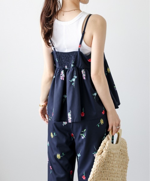 週末限定お値下げフラワープリント ペプラムトップス 34 週末限定お値下げフラワープリント ペプラムトップス 34