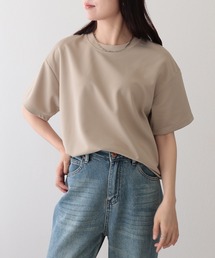 クルーネック ベーシック ドロップショルダー 半袖  Tシャツ