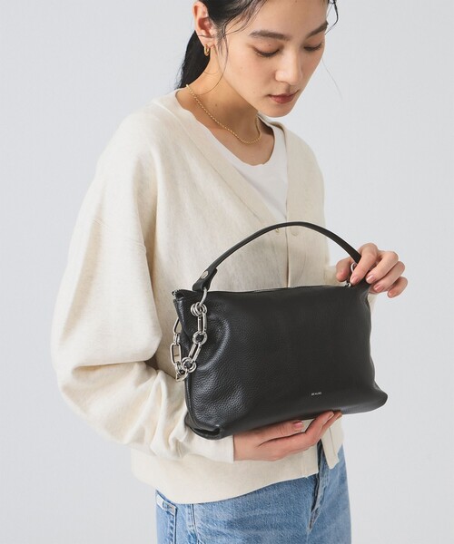 Ray BEAMS(レイビームス)の「【WEB限定】BEAURE / カウレザー ワンハンドル 3WAYチェーンバッグ(トートバッグ・レディース・ブラック/シルバー・ONE SIZE)」の1枚目の写真