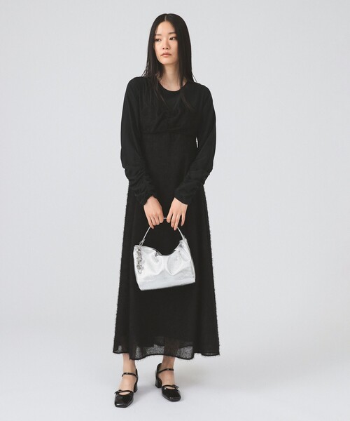 Ray BEAMS(レイビームス)の「【WEB限定】BEAURE / カウレザー ワンハンドル 3WAYチェーンバッグ(トートバッグ・レディース・ブラック/シルバー・ONE SIZE)」の13枚目の写真