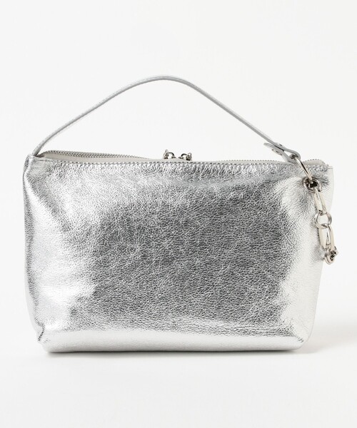 Ray BEAMS(レイビームス)の「【WEB限定】BEAURE / カウレザー ワンハンドル 3WAYチェーンバッグ(トートバッグ・レディース・ブラック/シルバー・ONE SIZE)」の10枚目の写真