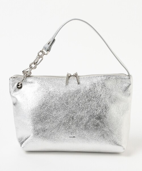 Ray BEAMS(レイビームス)の「【WEB限定】BEAURE / カウレザー ワンハンドル 3WAYチェーンバッグ(トートバッグ・レディース・ブラック/シルバー・ONE SIZE)」の6枚目の写真