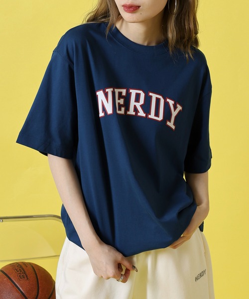 NERDY（ノルディ）の「T-SHIRTS Tシャツ（Tシャツ/カットソー・レディース・ピンク/ホワイト/ブラック/ネイビー・S/L/M）」の18枚目の写真