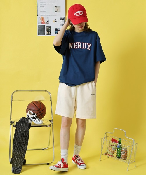 NERDY（ノルディ）の「T-SHIRTS Tシャツ（Tシャツ/カットソー・レディース・ピンク/ホワイト/ブラック/ネイビー・S/L/M）」の21枚目の写真