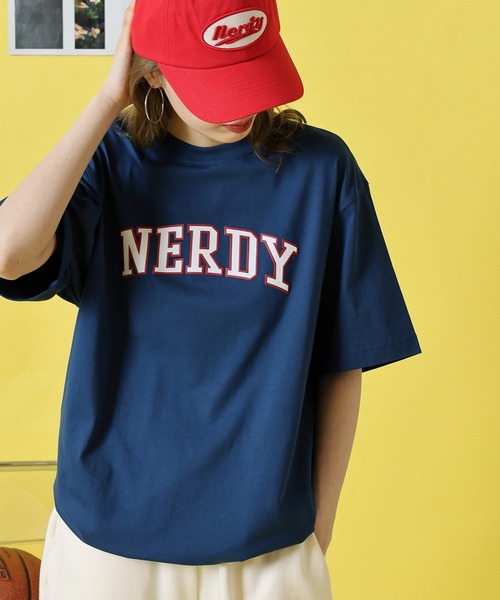 NERDY（ノルディ）の「T-SHIRTS Tシャツ（Tシャツ/カットソー・レディース・ピンク/ホワイト/ブラック/ネイビー・S/L/M）」の20枚目の写真