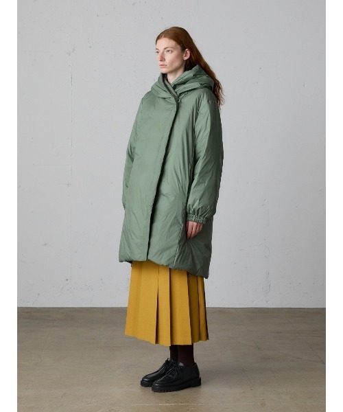 MidiUmi（ミディウミ）の「MidiUmi フード付きミドルダウン（その他アウター・レディース・グリーン/グレー/ブラック・FREE）」の10枚目の写真