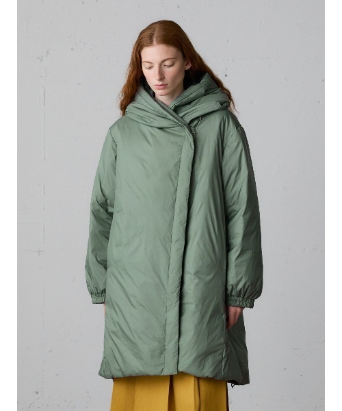 MidiUmi（ミディウミ）の「MidiUmi フード付きミドルダウン（その他アウター・レディース・グリーン/グレー/ブラック・FREE）」の5枚目の写真