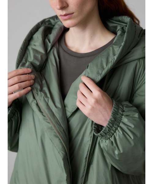 MidiUmi（ミディウミ）の「MidiUmi フード付きミドルダウン（その他アウター・レディース・グリーン/グレー/ブラック・FREE）」の7枚目の写真